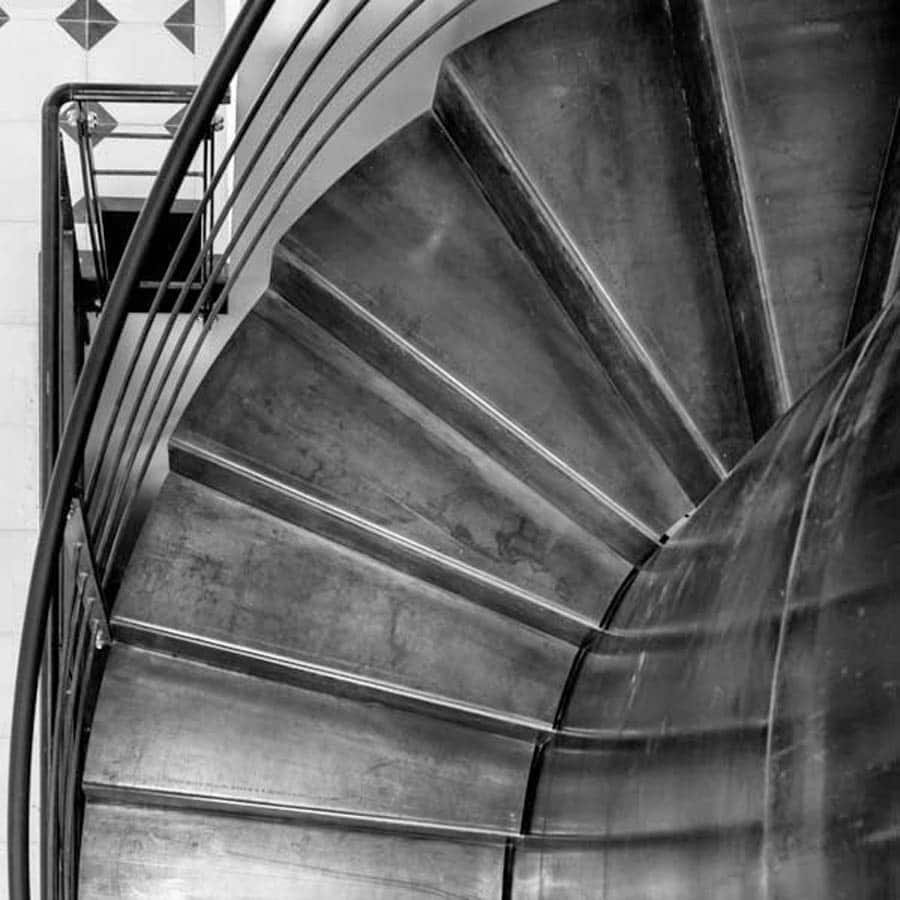 Escalier renovation architectes Chapuis Royer